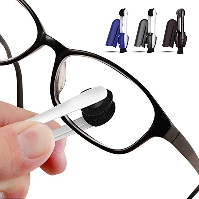 Glasses Special Cleaner Glasses Cleaning Brush Eyeglass Cleaner Portable Maintenance Glasses Wipe