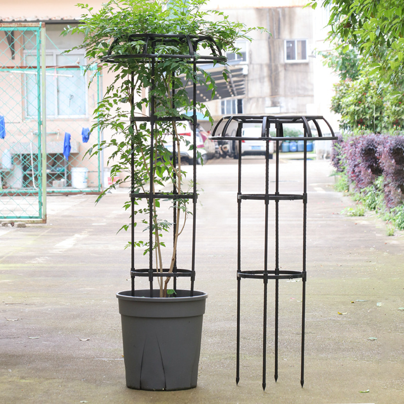 New gardening umbrella-shaped flower stand rose climbing stand tomato cucumber climbing stand cross-border in stock can be labeled