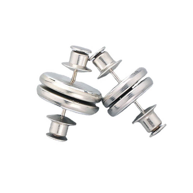 Magnetic curtain magnet buckle leak-proof Light closed punch-free removable metal anti-exposure nail-free buckle strap button