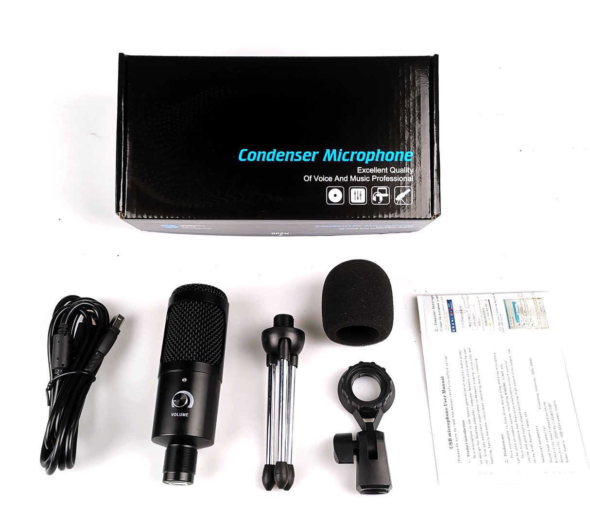 Special sale microphone USB reverb karaoke capacitor microphone recording home game voice online class live microphone