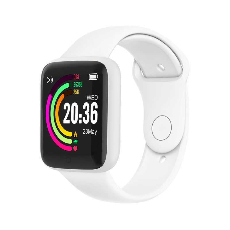 Y68 smart bracelet color screen heart rate blood pressure Bluetooth pedometer sports bracelet cross-border new D20 smart bracelet