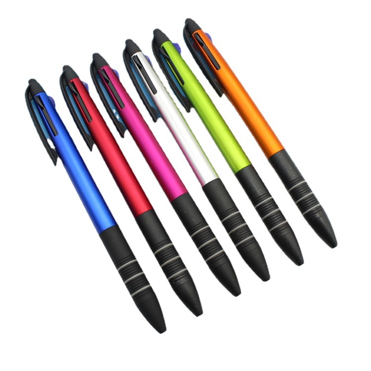 Factory direct three-color stylus multi-color ballpoint pen three-color touch capacitive pen multi-function 3-color touch screen pen