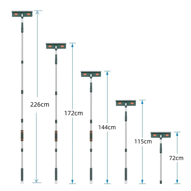 家庭用拡張窓ガラスクリーニングスクレーパーロッド水スキージツール家庭用窓クリーニング|undefined