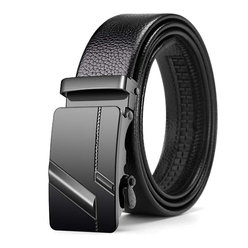 In stock factory wholesale men's belt casual automatic buckle belt men's all-match business Belt Men's young and middle-aged