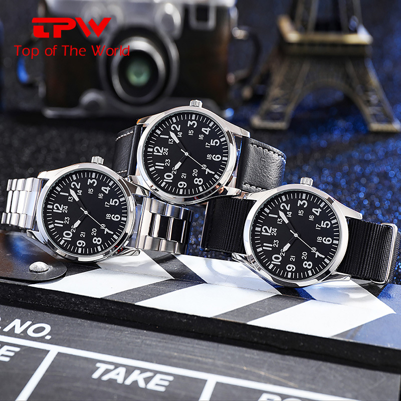 2022 New Men's Fashion Business Waterproof Quartz Watch Boys Student Watch Multifunctional Luminous Men's Watch