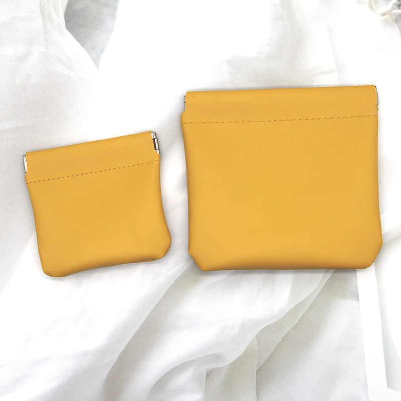 Portable Cosmetic Bag Portable Small Mouth Red Envelope Data Line Sundries Storage Bag Mini Bag Automatic Closure Mummy Bag