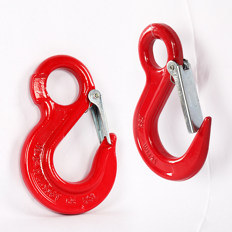 American Loop Hook European Sliding Hook Large Opening Hook Multi-Style Lifting Steel Pipe Hook Pointed Hook American Hook