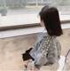 Children's Clothing 2023 Spring and Autumn New Children's Loose Long-sleeved Outerwear Girls Sweet Pearl Lapel Denim Coat
