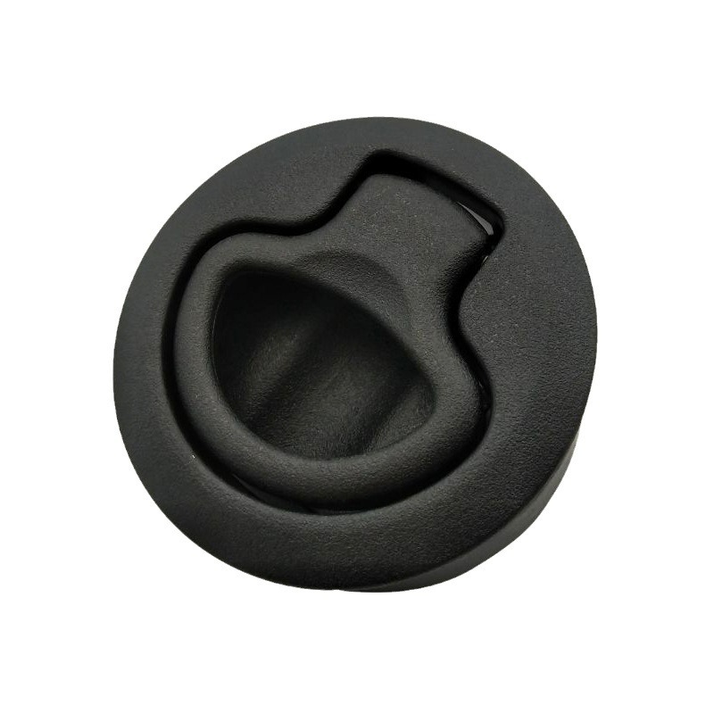 RV plastic round pull ring lock ambulance black white M1 buried pull hidden clasp flat lock