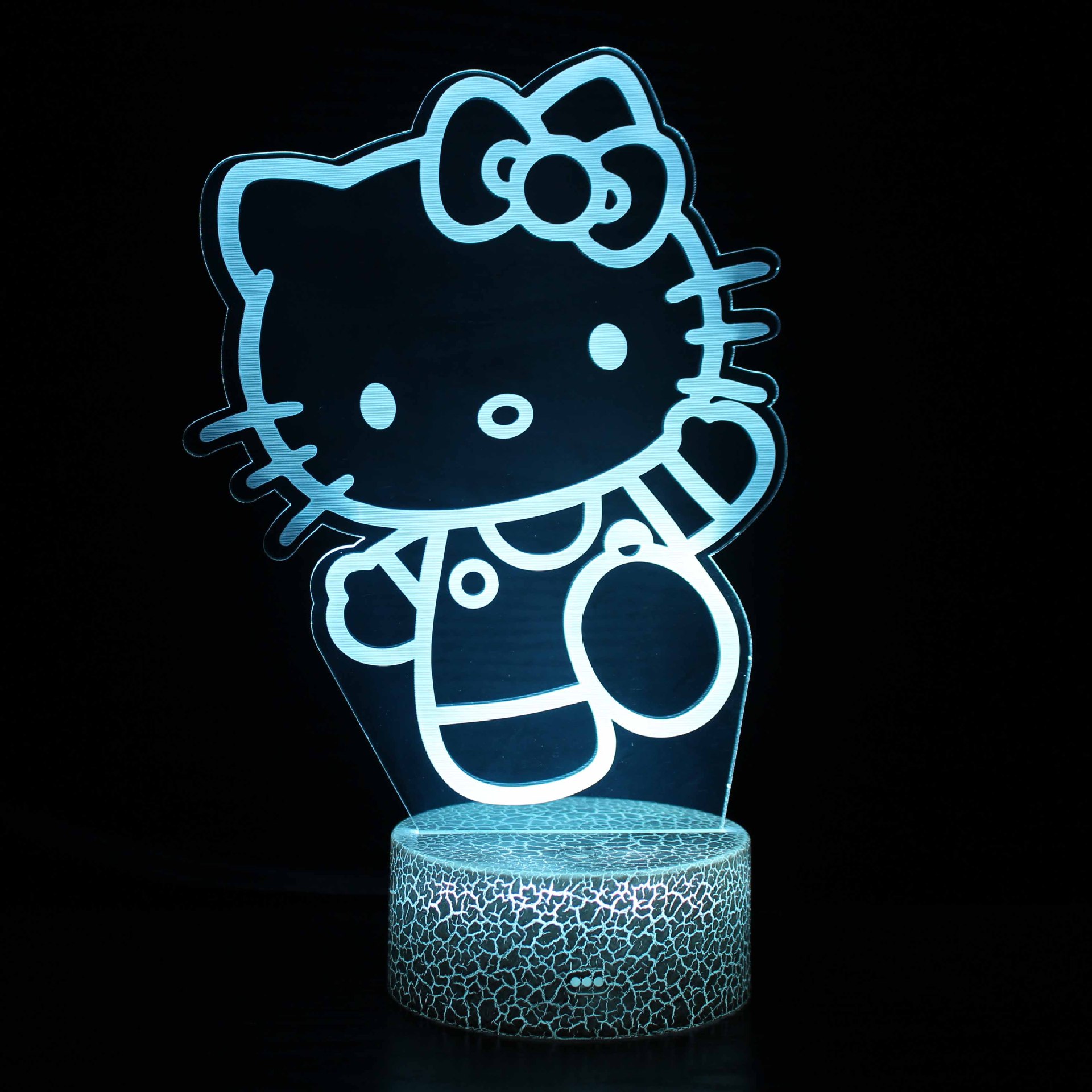 Cross-Border special cartoon cat Series 3D lights creative colorful touch LED visual lights Valentine's Day gift lights night