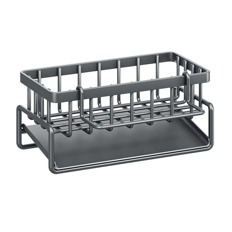 Kitchen Drain Rack Sink Storage Rack Sink Rag Basket Countertop Faucet Dehydrant Sponge Bowl Storage Rack