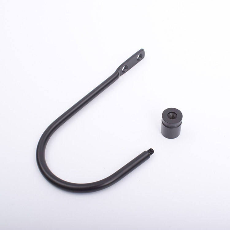 Cross-border source aluminum alloy material U-shaped cylindrical hook curtain wall hook wall hook fixed curtain accessories spot
