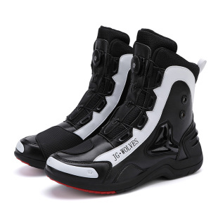 Locomotive shoes and motorcycle riding shoes male knight four seasons off -road locomotive boots racing short boots