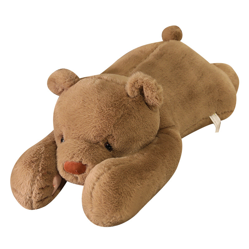 New lying Bear Cat doll creative teddy bear plush doll toy cute sleeping pillow doll wholesale