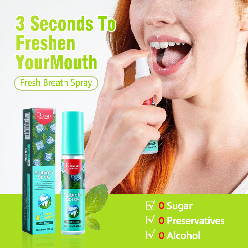 Cross border mint Mouth spray breath freshener halitosis portable mouthwash wholesale Mouth spray