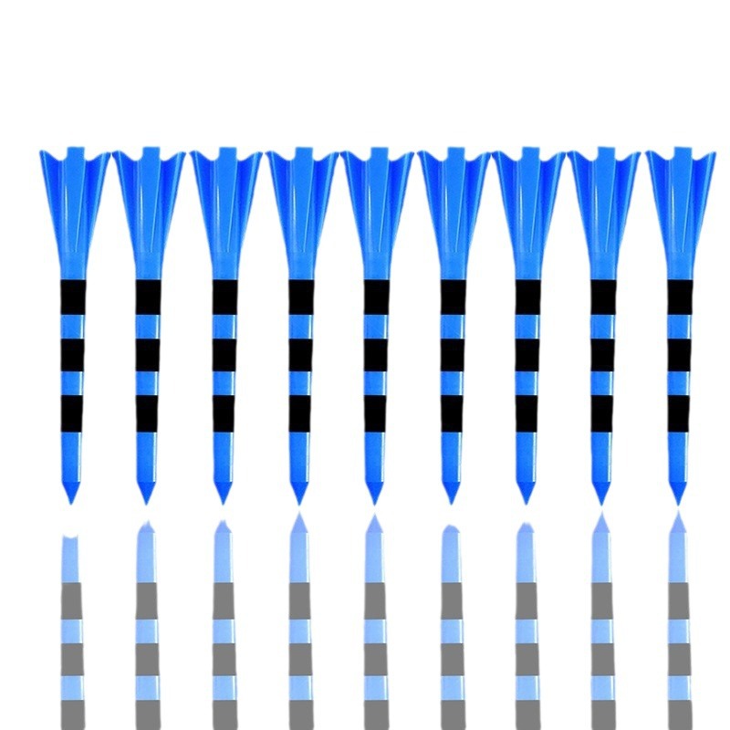 Cross border golf nail stripe printing golf tee five claw plastic ball nail plastic tee spot