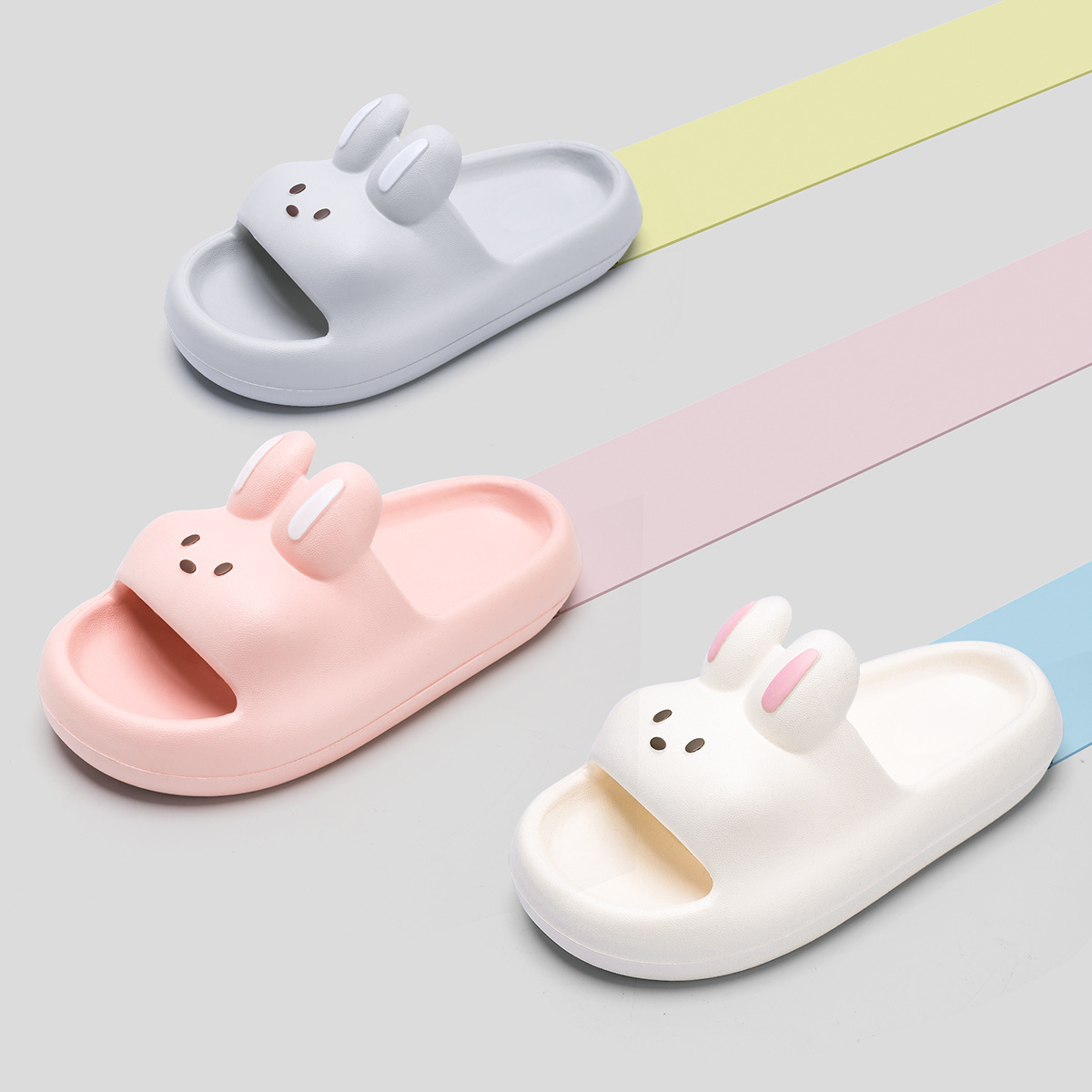 Children's slippers 2024 new summer girls' princess cartoon cute non-slip bathroom bath parent-child slippers for women
