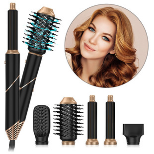All-in-one high-speed hair dryer household hot air comb negative ion hair dryer hair salon high-power all-in-one hair dryer