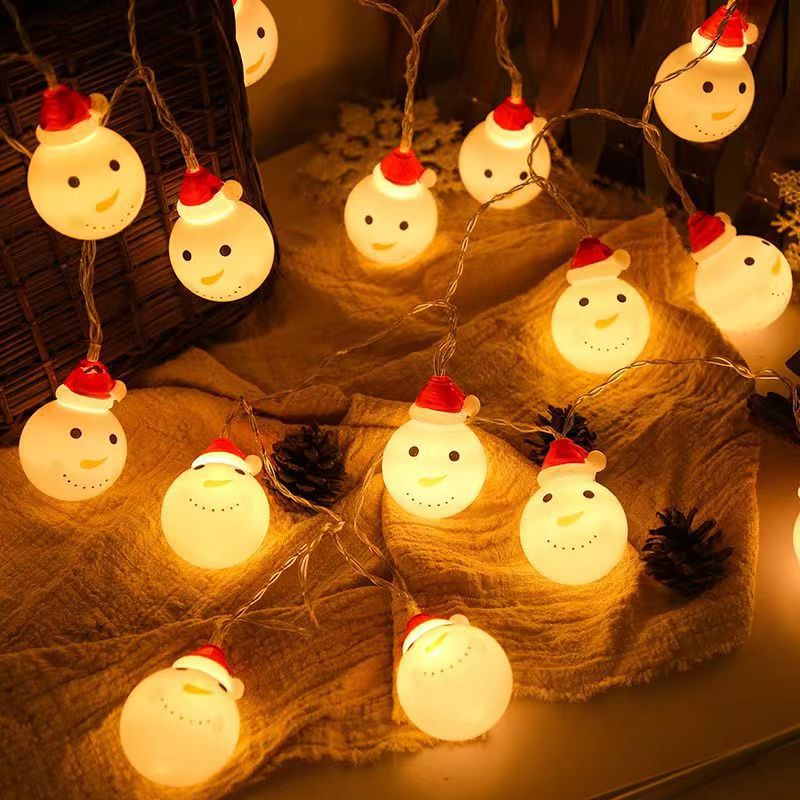 Santa Claus snowman decoration night light decoration Christmas clown Christmas bear Christmas scarf snowman