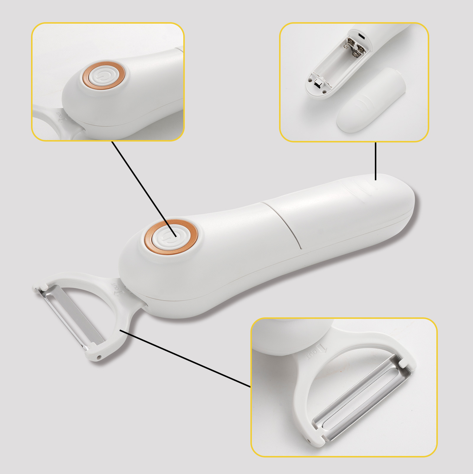 PL908 electric peeler labor-saving completely stylish portable electric wire cutter