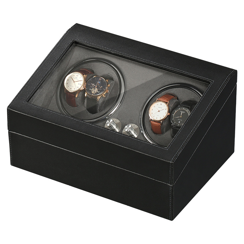 Watch shake new 4 6 epitope watch storage box electric watch box motor with LED light watch switch