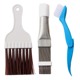 3PCs "brown brush + metal fin comb + blue brush]