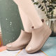 Cross-border new waterproof shoes female students rain boots low short tube fashion plastic shoes non-slip warm fleece-lined cotton overshoes
