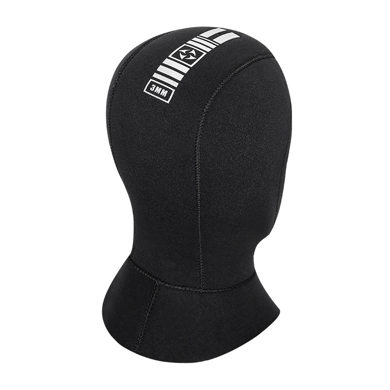 DIVE & SAIL Diving Hat 3mm Warm Swimming Surfing Diving Headgear Shoulder Exhaust Cold-proof Snorkeling Winter Swimming Hat