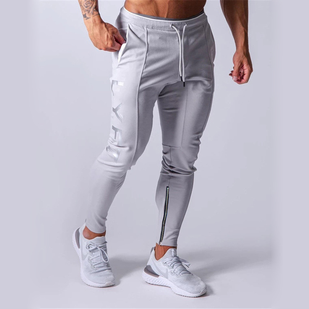 European code cross-border autumn and winter spring men's small feet slow running sports pants casual pants fitness foreign trade a generation of hair