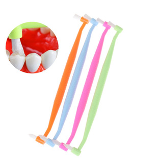 Toothbrush Two-in-One Correcting Teeth Braces Oral Cleaning Care Soft Brush Double-Headed Brush Single Bundles Brush