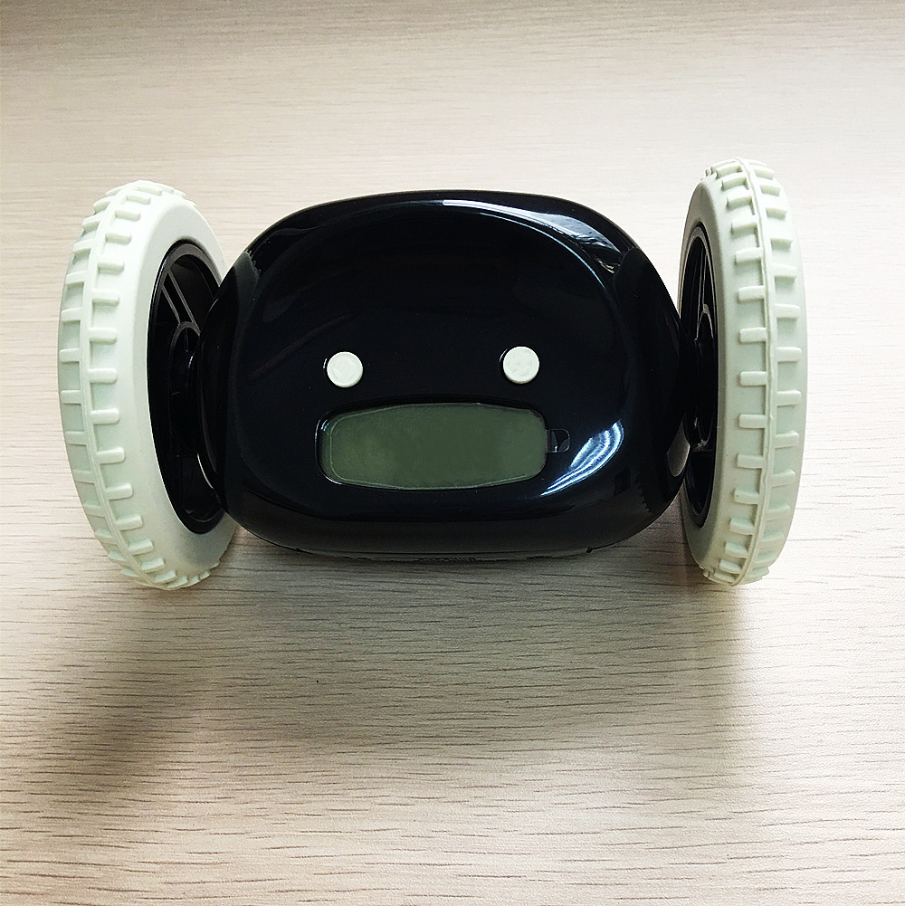 Running alarm clock student hiding wheel novelty lazy running clock wholesale gift creative electronic small alarm clock