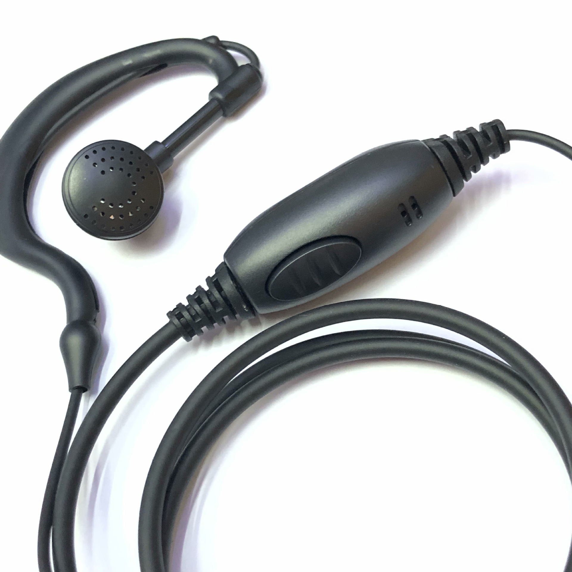 Mini walkie-talkie headset t head 2.5mm intercom small machine ear earphone cable single hole suitable for maker kacai Zhongchen
