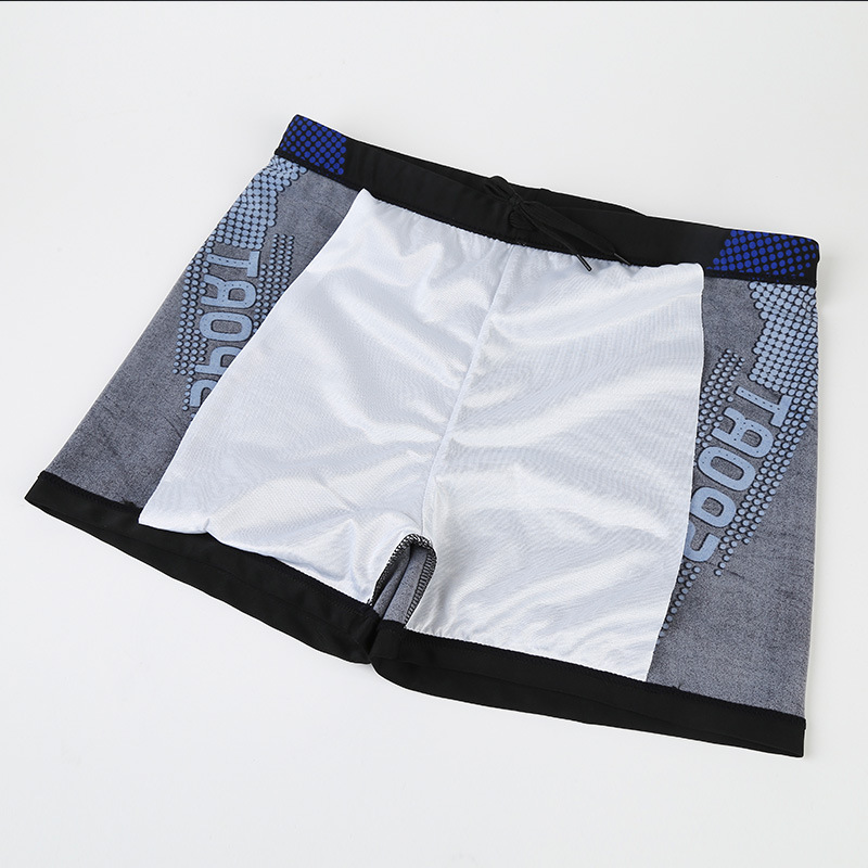 Swimming trunks men's boxer plus fat adult men's swimsuit SPORT large size swimming trunks factory outlet