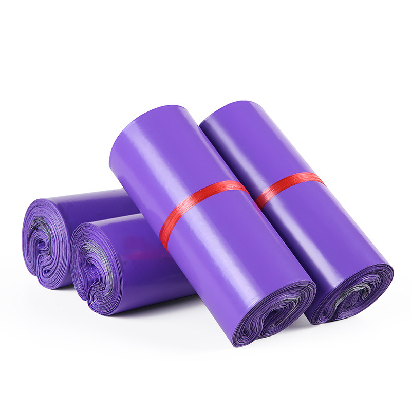 Qiya new purple express bag express packaging bag logistics waterproof packing bag package bag factory wholesale