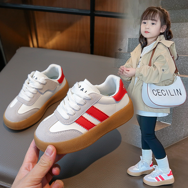 Children's sneaker 2023 Spring and Autumn new boys' low-top sneakers girls' all-match soft bottom casual shoes baby shoes