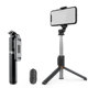 Q01 black stainless steel selfie stick