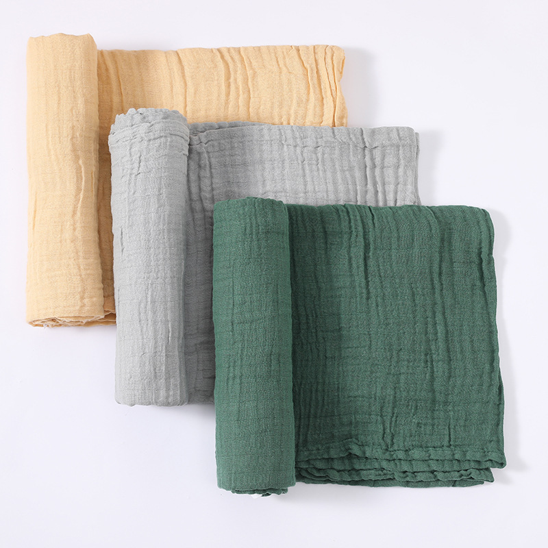 Cross-border Baby Cushion Pure Cotton Newborn Swaddling Towel Four Seasons Bath Towel Bag Anti-startling Baby Swaddling Towel