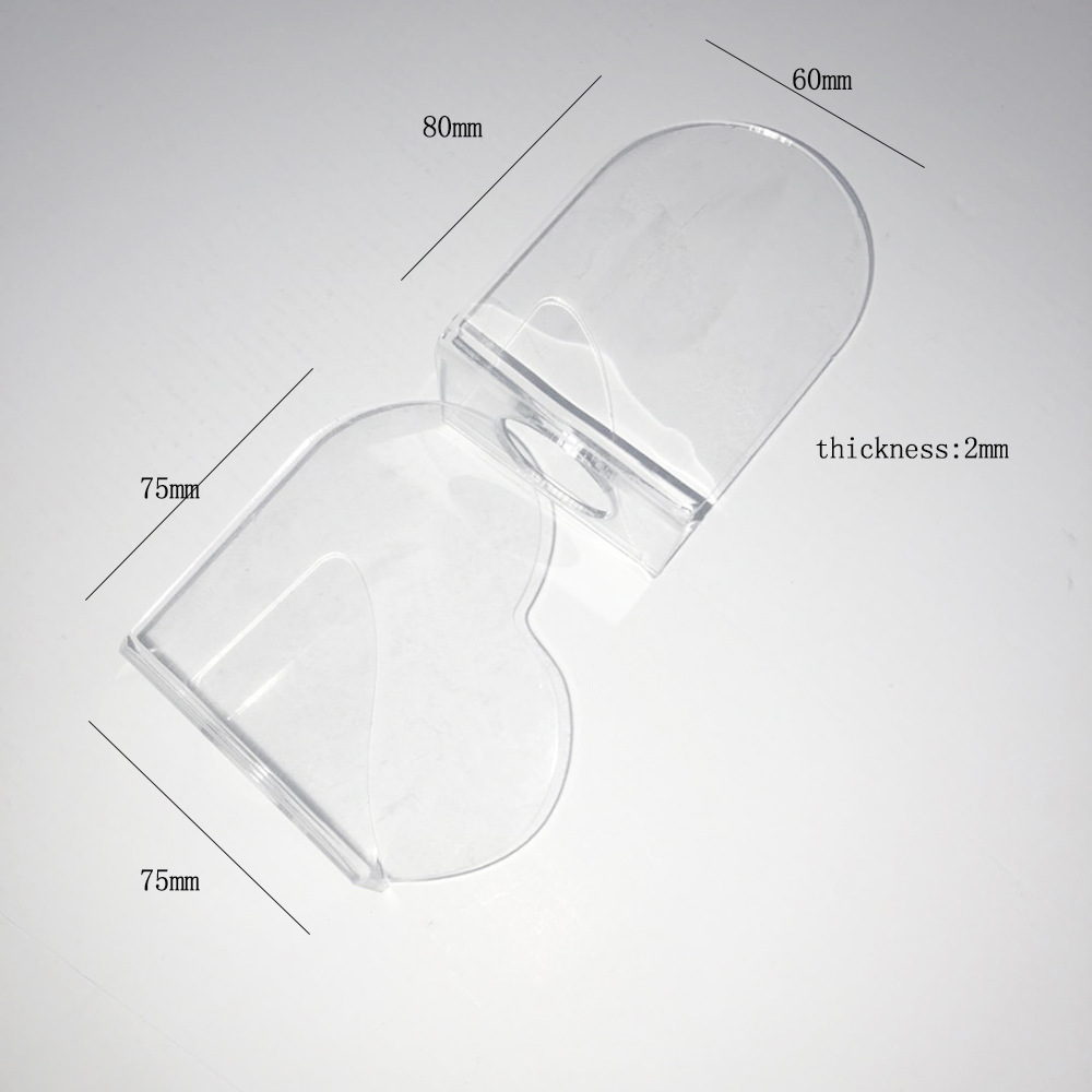 Cross-border popular nail transparent palette foundation makeup palette acrylic transparent powder palette large small size