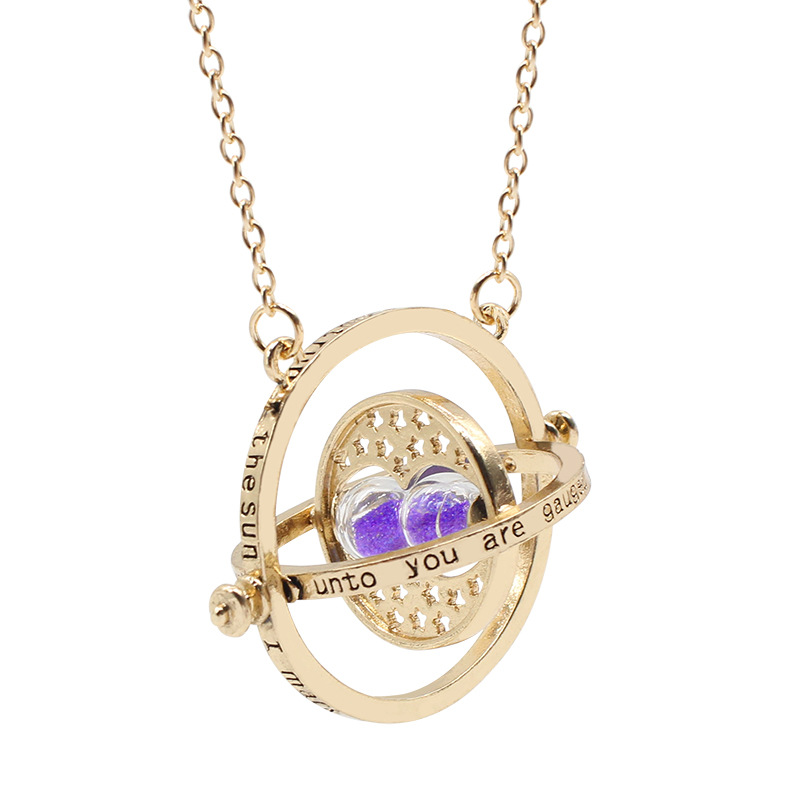 Golden Purple Hourglass