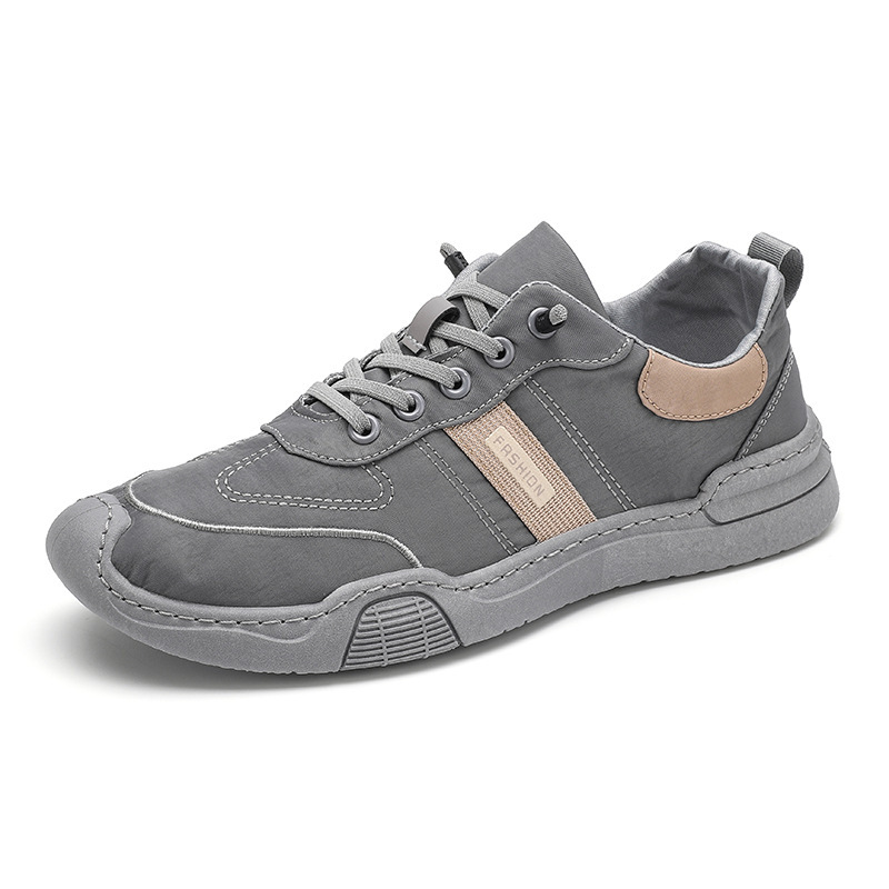 Shoes Men's Spring Breathable Canvas Shoes 2024 New Men's Cloth Shoes Korean Fashionable All-match Casual Sneakers Trendy Shoes