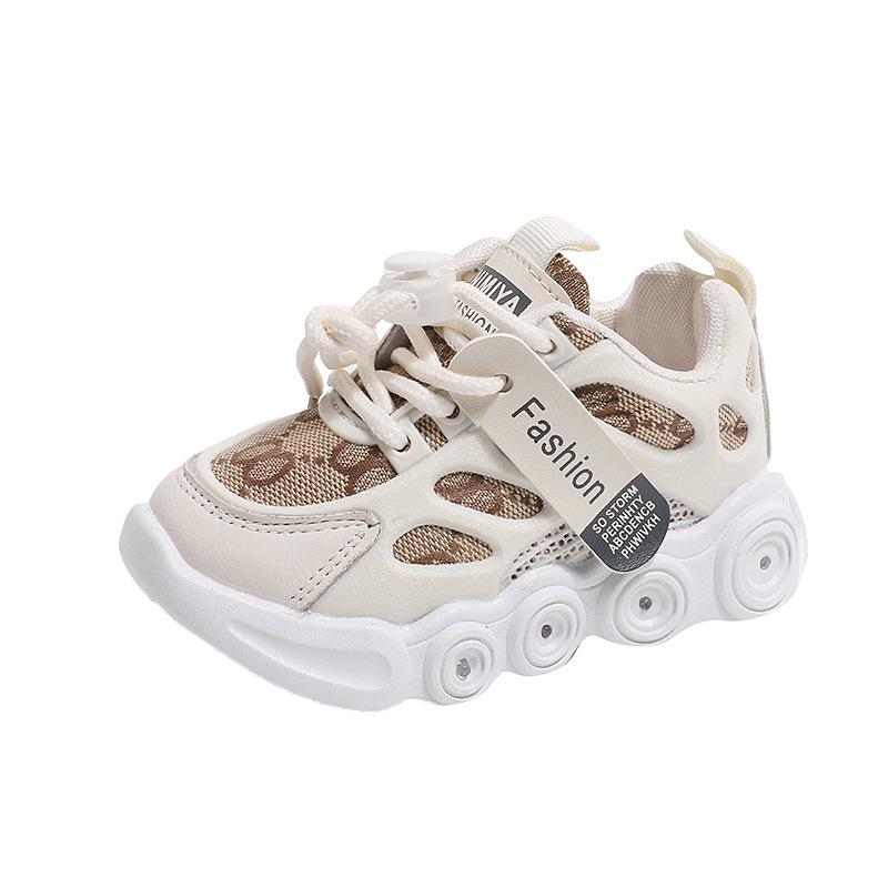 Spring and autumn new LED light shoes children's shoes webbing cloth breathable children 1-6 years old light-emitting shoes casual sports shoes tide