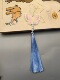 Pink plate sky blue * 12cm