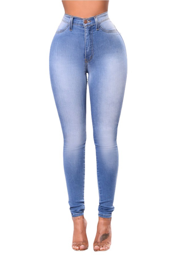 After the year, Europe and the United States foreign trade new fashion denim leggings trousers women's AliExpress ebay cross-border foreign trade