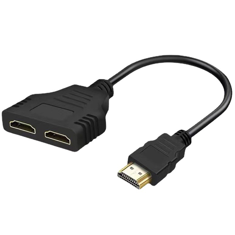 hdmi 1-2 splitter 1 in 2 out HDMI switching line 1 in 2 out HD splitter 1 minute 2 1 Drag 2