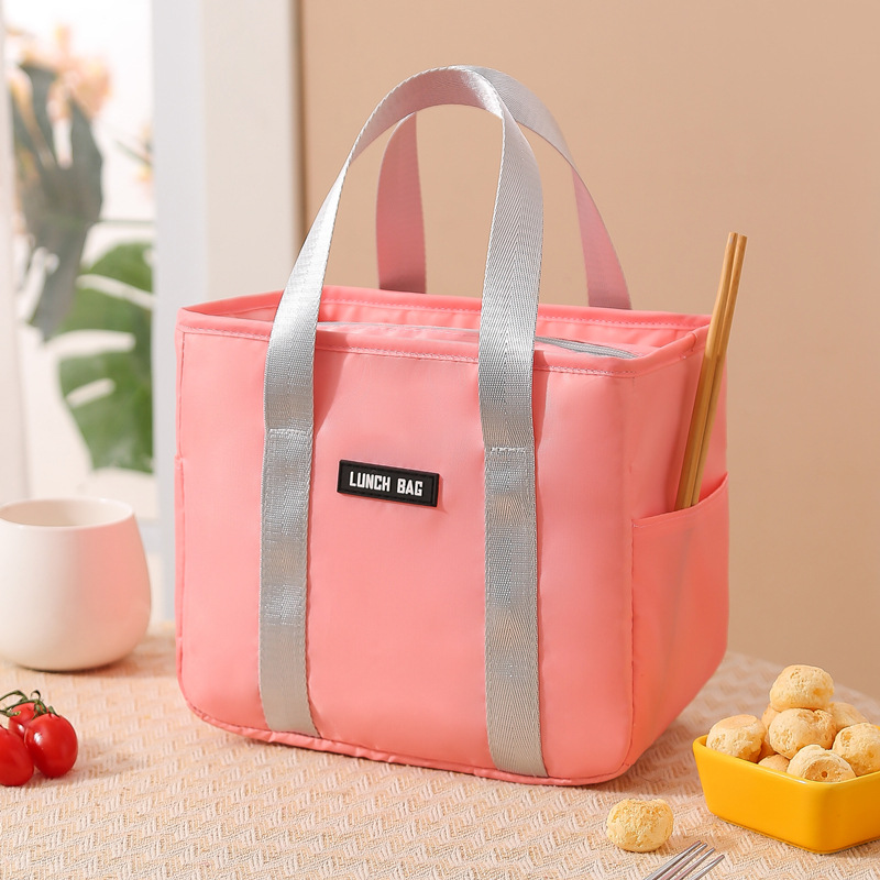 Portable Large Capacity Food Insulation Bag Aluminum Foil Thickened Waterproof Lunch Box Bag Student Lunch Bag Office worker Lunch Bag
