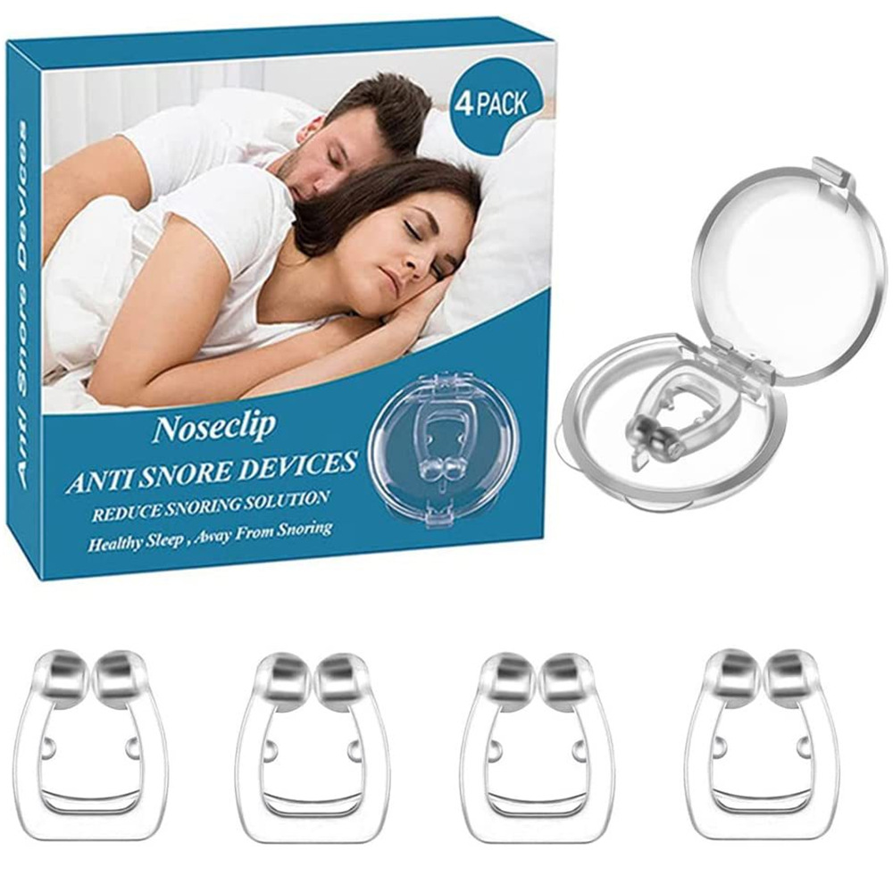 Cross-border Stop Snoring Mini Nose Clip Anti-snoring Nose Clip Anti-snoring Silicone Magnet Tool