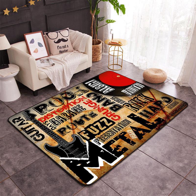 Drum Carpet Living Room Carpet Electronic Drum Musical Instrument Anti-slip Mat Shock Absorption Anti-slip Factory Direct Sales First-hand Floor Mat