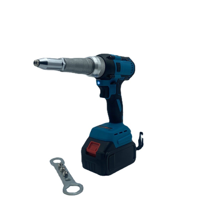 Lithium battery automatic rivet gun rechargeable industrial electric nail gun tool blind rivet head manufacturers
