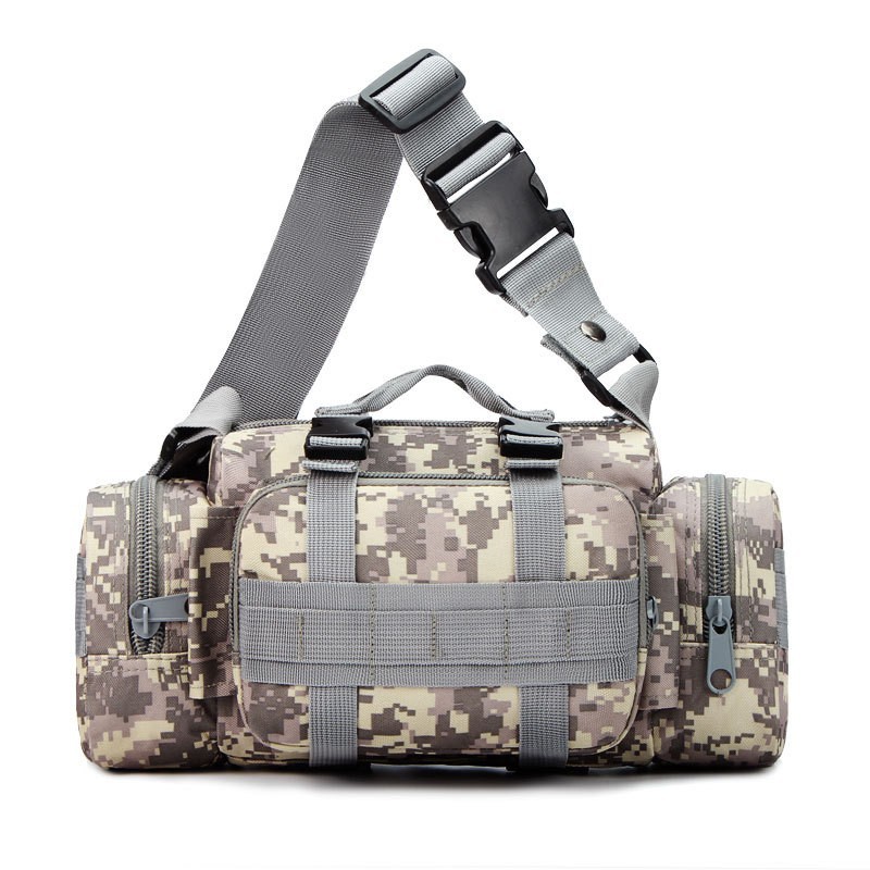 Camouflage Outdoor 3P Crossbody Waist Bag Handbag Military Fan Casual Sports Tactical Bag Single Shoulder Bag