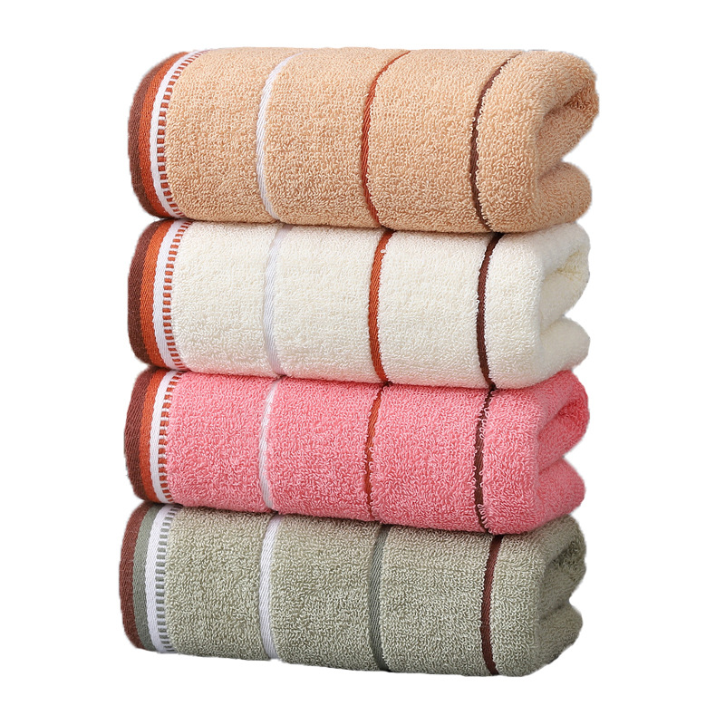 Cotton towel and coral velvet towel thickened absorbent gift advertising embroidery logo wash face cotton towel wholesale
